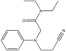 2-[(2-cyanoethyl)(phenyl)amino]-N,N-diethylacetamide