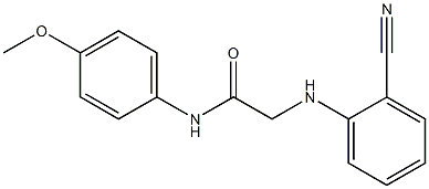 2-[(2-cyanophenyl)amino]-N-(4-methoxyphenyl)acetamide