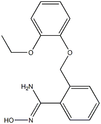 2-[(2-ethoxyphenoxy)methyl]-N'-hydroxybenzenecarboximidamide Structure