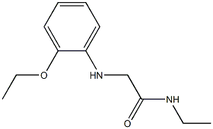 2-[(2-ethoxyphenyl)amino]-N-ethylacetamide Structure