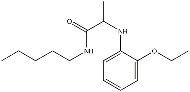 2-[(2-ethoxyphenyl)amino]-N-pentylpropanamide|