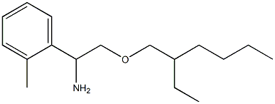 2-[(2-ethylhexyl)oxy]-1-(2-methylphenyl)ethan-1-amine Struktur