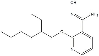  2-[(2-ethylhexyl)oxy]-N'-hydroxypyridine-3-carboximidamide