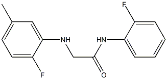 2-[(2-fluoro-5-methylphenyl)amino]-N-(2-fluorophenyl)acetamide