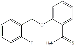 2-[(2-fluorobenzyl)oxy]benzenecarbothioamide