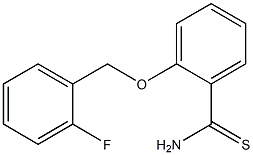 2-[(2-fluorobenzyl)oxy]benzenecarbothioamide|