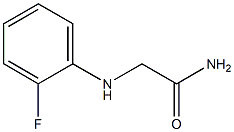 2-[(2-fluorophenyl)amino]acetamide,,结构式