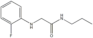 2-[(2-fluorophenyl)amino]-N-propylacetamide