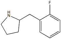 2-[(2-fluorophenyl)methyl]pyrrolidine Struktur