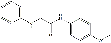 2-[(2-iodophenyl)amino]-N-(4-methoxyphenyl)acetamide Structure