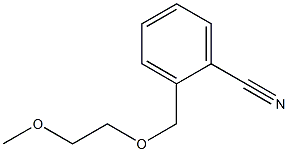 2-[(2-methoxyethoxy)methyl]benzonitrile Structure