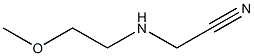 2-[(2-methoxyethyl)amino]acetonitrile,,结构式