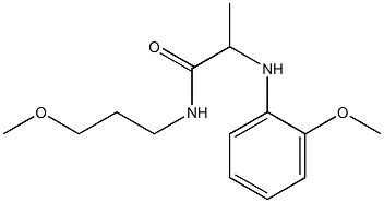 2-[(2-methoxyphenyl)amino]-N-(3-methoxypropyl)propanamide Structure