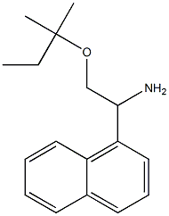 2-[(2-methylbutan-2-yl)oxy]-1-(naphthalen-1-yl)ethan-1-amine Struktur