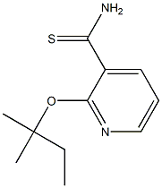 2-[(2-methylbutan-2-yl)oxy]pyridine-3-carbothioamide Structure