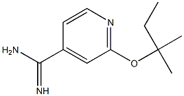 2-[(2-methylbutan-2-yl)oxy]pyridine-4-carboximidamide,,结构式