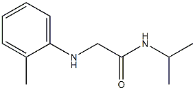 2-[(2-methylphenyl)amino]-N-(propan-2-yl)acetamide Structure