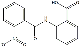 2-[(2-nitrobenzoyl)amino]benzoic acid,,结构式