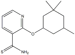 2-[(3,3,5-trimethylcyclohexyl)oxy]pyridine-3-carbothioamide|