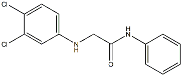 2-[(3,4-dichlorophenyl)amino]-N-phenylacetamide,,结构式