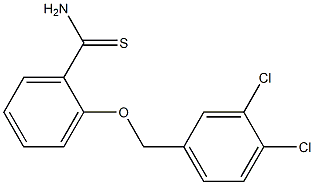 2-[(3,4-dichlorophenyl)methoxy]benzene-1-carbothioamide Structure