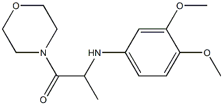 2-[(3,4-dimethoxyphenyl)amino]-1-(morpholin-4-yl)propan-1-one