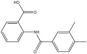 2-[(3,4-dimethylbenzene)amido]benzoic acid|