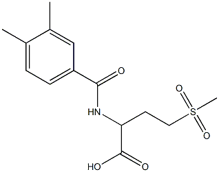 2-[(3,4-dimethylphenyl)formamido]-4-methanesulfonylbutanoic acid