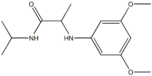 2-[(3,5-dimethoxyphenyl)amino]-N-(propan-2-yl)propanamide