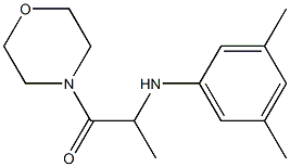 2-[(3,5-dimethylphenyl)amino]-1-(morpholin-4-yl)propan-1-one Structure
