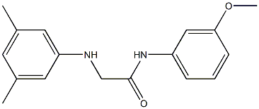 2-[(3,5-dimethylphenyl)amino]-N-(3-methoxyphenyl)acetamide|