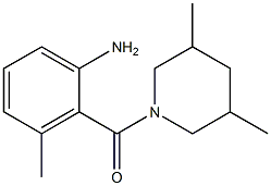  2-[(3,5-dimethylpiperidin-1-yl)carbonyl]-3-methylaniline