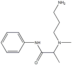 2-[(3-aminopropyl)(methyl)amino]-N-phenylpropanamide Structure