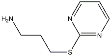 2-[(3-aminopropyl)sulfanyl]pyrimidine Structure