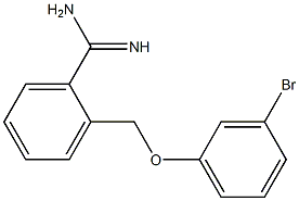 2-[(3-bromophenoxy)methyl]benzenecarboximidamide