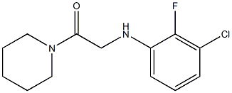 2-[(3-chloro-2-fluorophenyl)amino]-1-(piperidin-1-yl)ethan-1-one