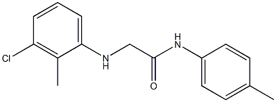  2-[(3-chloro-2-methylphenyl)amino]-N-(4-methylphenyl)acetamide