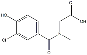  2-[(3-chloro-4-hydroxyphenyl)-N-methylformamido]acetic acid