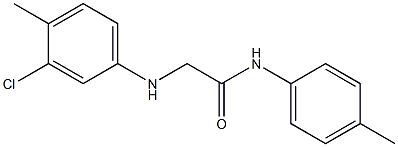 2-[(3-chloro-4-methylphenyl)amino]-N-(4-methylphenyl)acetamide