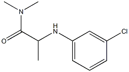 2-[(3-chlorophenyl)amino]-N,N-dimethylpropanamide