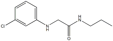 2-[(3-chlorophenyl)amino]-N-propylacetamide