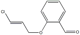 2-[(3-chloroprop-2-en-1-yl)oxy]benzaldehyde 结构式
