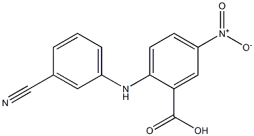 2-[(3-cyanophenyl)amino]-5-nitrobenzoic acid|