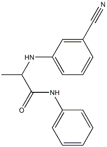 2-[(3-cyanophenyl)amino]-N-phenylpropanamide