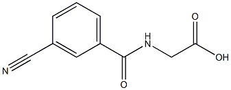 2-[(3-cyanophenyl)formamido]acetic acid