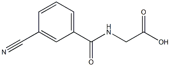 2-[(3-cyanophenyl)formamido]acetic acid|