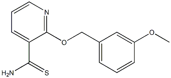 2-[(3-methoxybenzyl)oxy]pyridine-3-carbothioamide