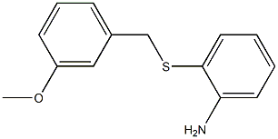 2-[(3-methoxybenzyl)thio]aniline Struktur
