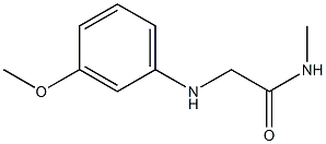  2-[(3-methoxyphenyl)amino]-N-methylacetamide