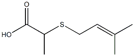  2-[(3-methylbut-2-enyl)thio]propanoic acid